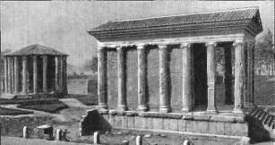 «Круглый храм на Тибре» и Храм Фортуны Верилис на «Бычьем рынке»