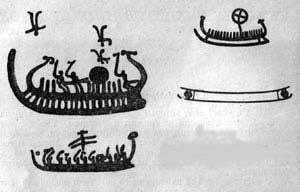 Бронзовый век - наскальная живопись - корабли викингов