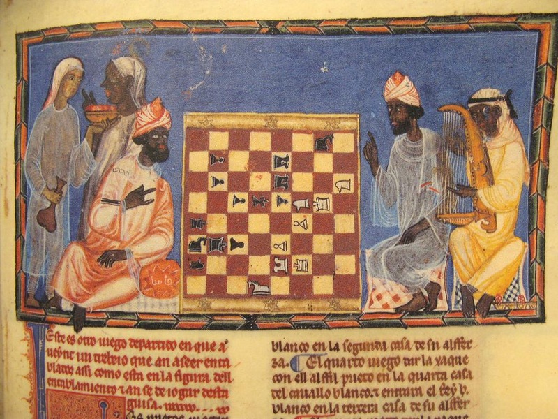 Алжирские мавры, играющие в шахматы