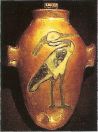 Амулет «Сердце» из гробницы Тутанхамона. Каир, Египетский музей