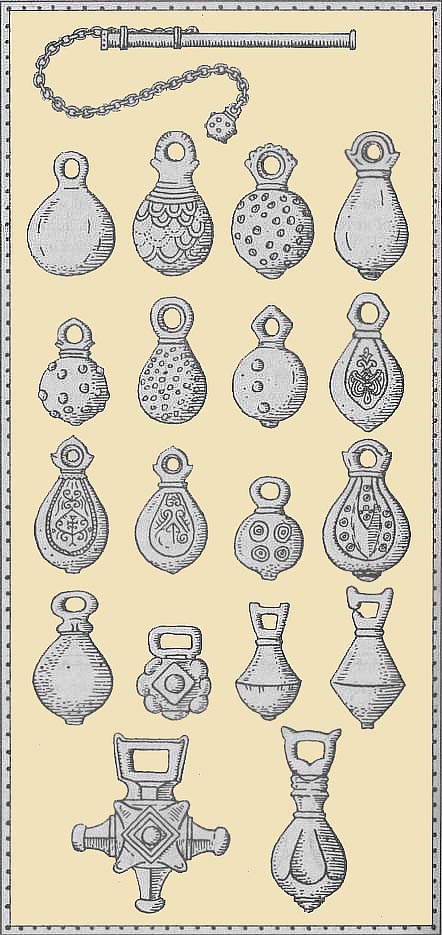 Кистени из железа и бронзы. X–XIII века